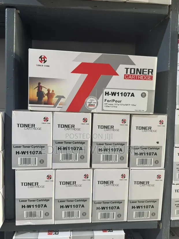 Tonner Cartridge 107A for HP Printers - 1