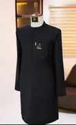 Black Kaftan - Men's - 1
