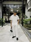 Men's 2-Piece Top and Trouser Set - 2