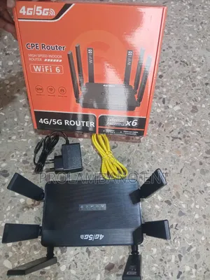 4G/5G CPE Router - WiFi 6 with 6 Antennas