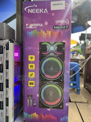 Neeka Nk-227 Rechargeable Speaker with 2 Microphones