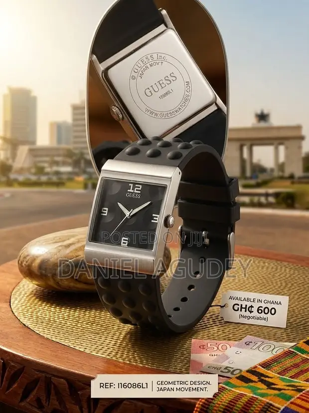 Vintage GUESS Rubber Stud Watch (Ref: 155095L1) - 1