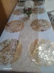 Classic Modern Mesh Table Runner & Placemats Set - 3