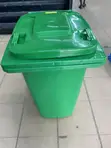 240L Heavy Duty Plastic Wheelie Bin - 4