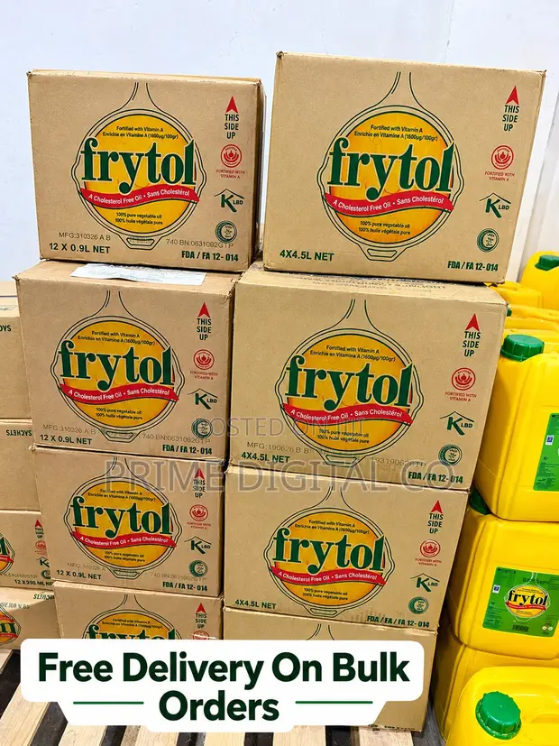 Frytol Cooking Oil 4.5L x 4 - 18 Litres Box - 1