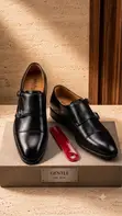 John Foster Men's Black Ballet Shoes - Size 40-45 - 2