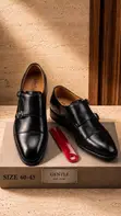 John Foster Men's Black Ballet Shoes - Size 40-45 - 4