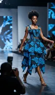 Two Piece Handkerchief Skirt and Top - 1