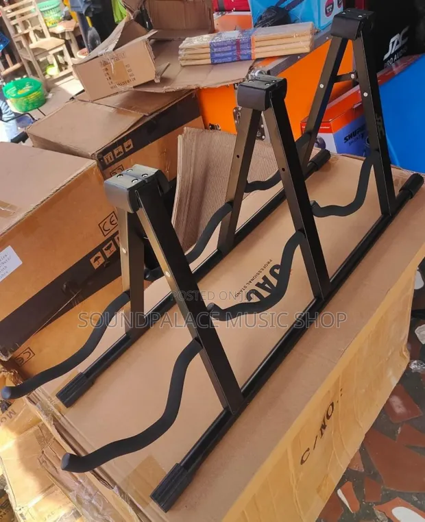 JAC Professional Triple Folding Guitar Stand - 1