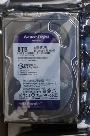 WD Purple 8TB Hard Drive