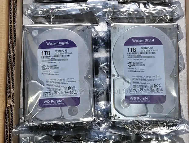 1TB WD Purple Hard Drive - 1