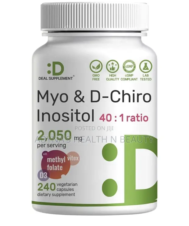 Myo-D Chiro Inositol with Folate, Vit D3 + Vitex - 1