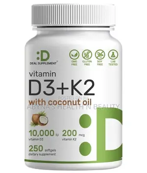 Vitamin D3 with Coconut Oil 250 Softgels