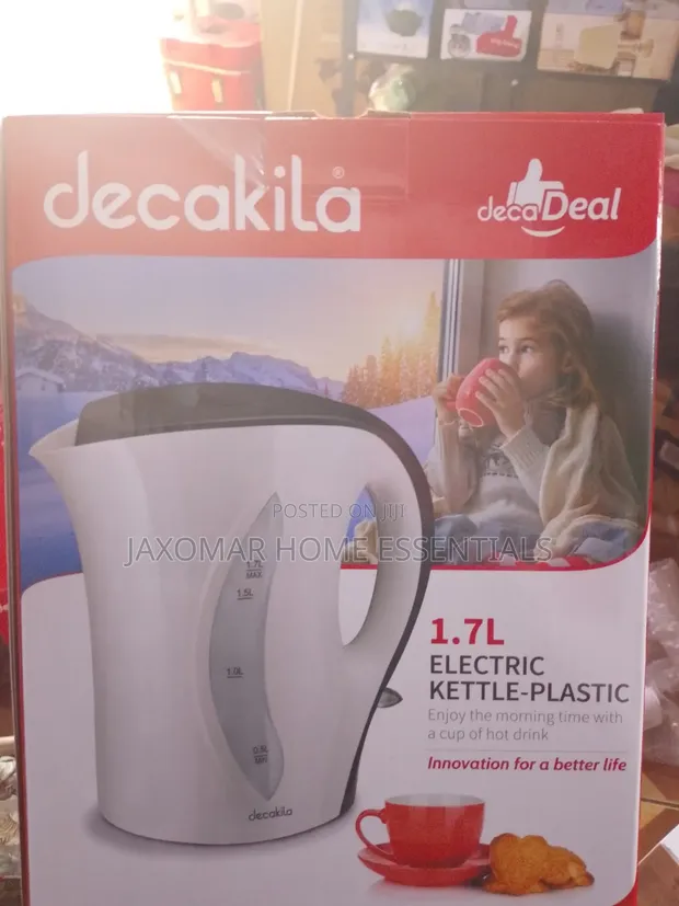 1.7L Decakila Plastic Electric Kettle - 1