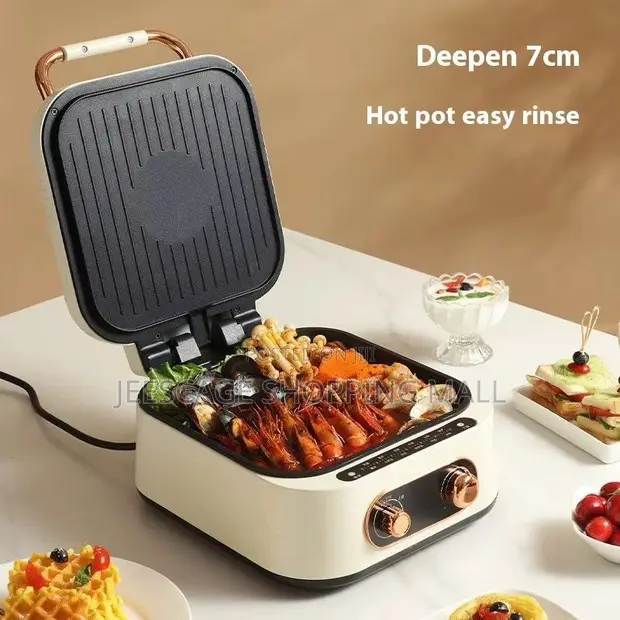 2-in-1 Electric Hot Pot Grill - 1