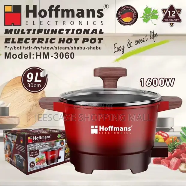 Hoffmans Multifunctional Electric Hot Pot HM-3060 - 1