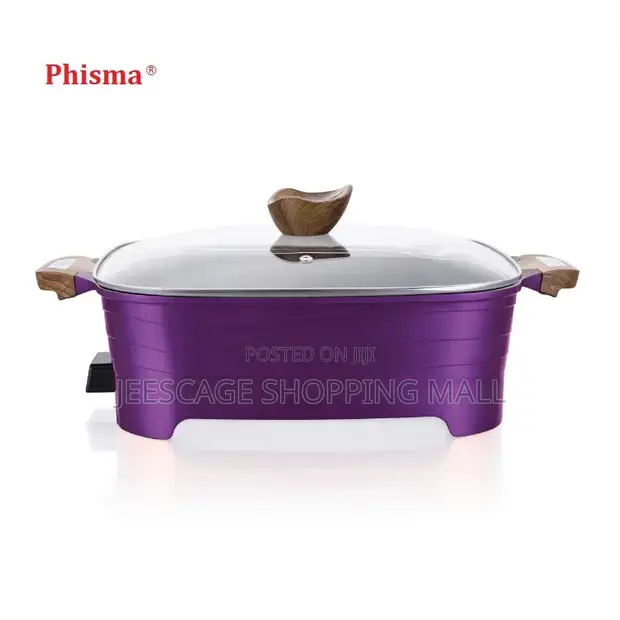 Phisma Electric Hot Pot Multi-Cooker with Glass Lid - 1