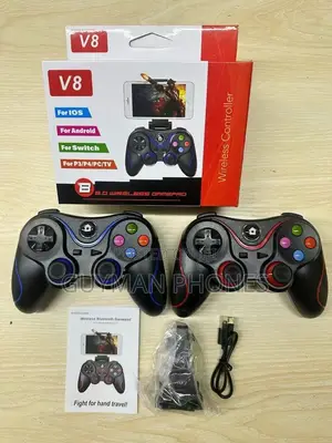V8 Wireless Bluetooth Gamepad Controller