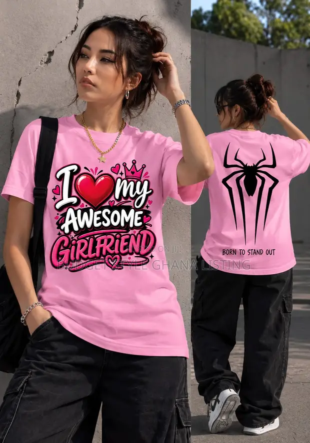 Couple T-Shirts - White, All Sizes Available - 1