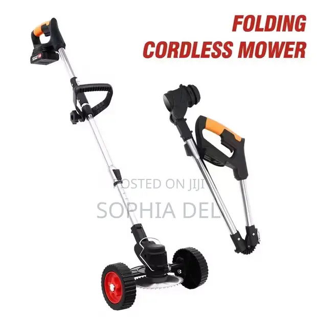 2-Battery Cordless Grass Cutter | Lawn Mower - 1