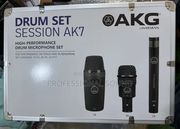 AKG 7-Piece Drum Microphone Kit - 1