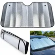 Foldable Reflective Car Sunshade with Suction Cups - 3