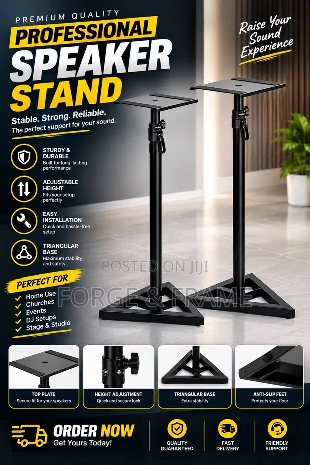 Professional Studio Monitor Speaker Stand - 1