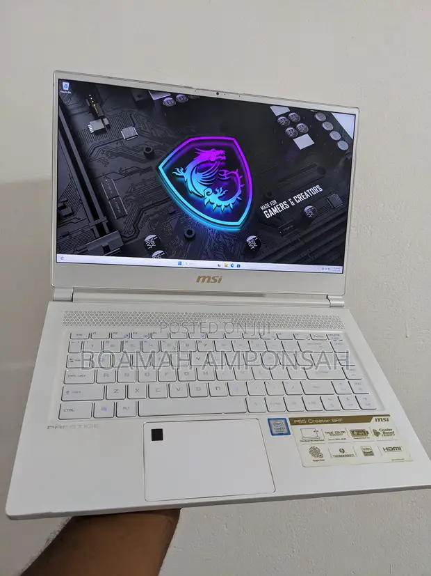 MSI P65 Creator 8RF Laptop - Intel Core i7, 32GB RAM, 512GB SSD - 1