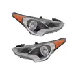 Halogen Headlights for Hyundai Veloster Turbo Hatchback (2013-2017) - 3