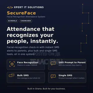 SecureFace Facial Recognition Attendance System with SMS