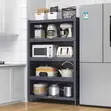 IRO Kitchen Cabinet with Dustproof Doors | Multi-Layer Rack - 1