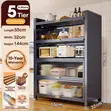 IRO Kitchen Cabinet with Dustproof Doors | Multi-Layer Rack - 3