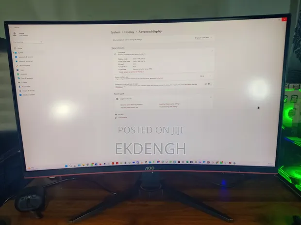 AOC CQ32G1 31.5" Curved QHD 144Hz VA Monitor - 1