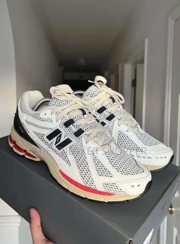 New Balance 1906R White/Navy/Red Sneakers - 1
