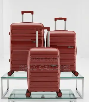 Peach 3-Piece Luggage Set
