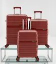 Peach 3-Piece Luggage Set - 1