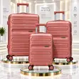 Peach 3-Piece Luggage Set - 3
