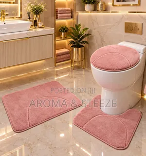 3-Piece Bathroom Mat Set