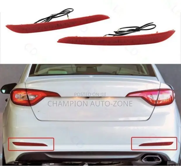 Hyundai Sonata 2015-2017 Rear Bumper Reflector - 1