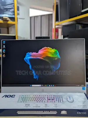 HP AiO 24 Desktop Computer - Intel Core i5, 8GB RAM, 512GB SSD