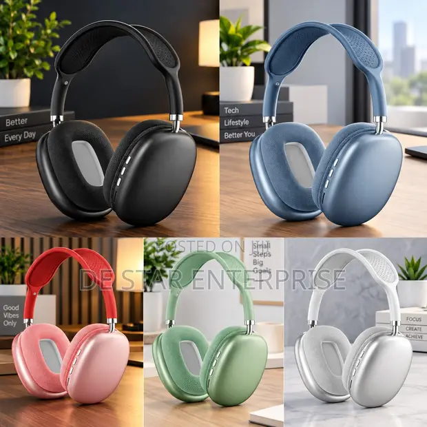 New P9 Bluetooth Wireless Headset - 1