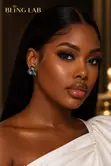 Smoky Luxe Studs - 1