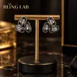 Smoky Luxe Studs - 2