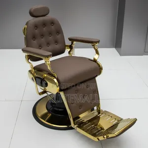 Heavy-Duty Antique-Style Hydraulic Barber Chair