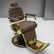 Heavy-Duty Antique-Style Hydraulic Barber Chair - 1