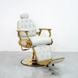 Heavy-Duty Antique-Style Hydraulic Barber Chair - 3