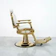 Heavy-Duty Antique-Style Hydraulic Barber Chair - 4
