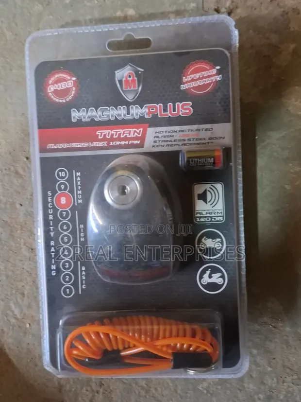 MagnumPlus Titan Motion-Actuated Alarm Disc Lock - 1