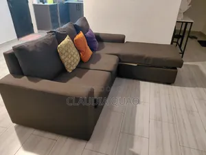 Used L-Shape Sofa - Brown