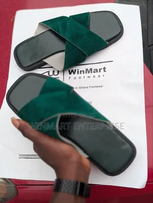 Executive Ghana Made Suede Slippers Slides